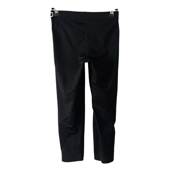 Nike Pro Small Tight Training Leggings Black Solid Cropped Activewear - Picture 9 of 10